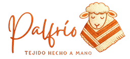 Logotipo de Palfrío, ruanas boyacenses tejidas a mano