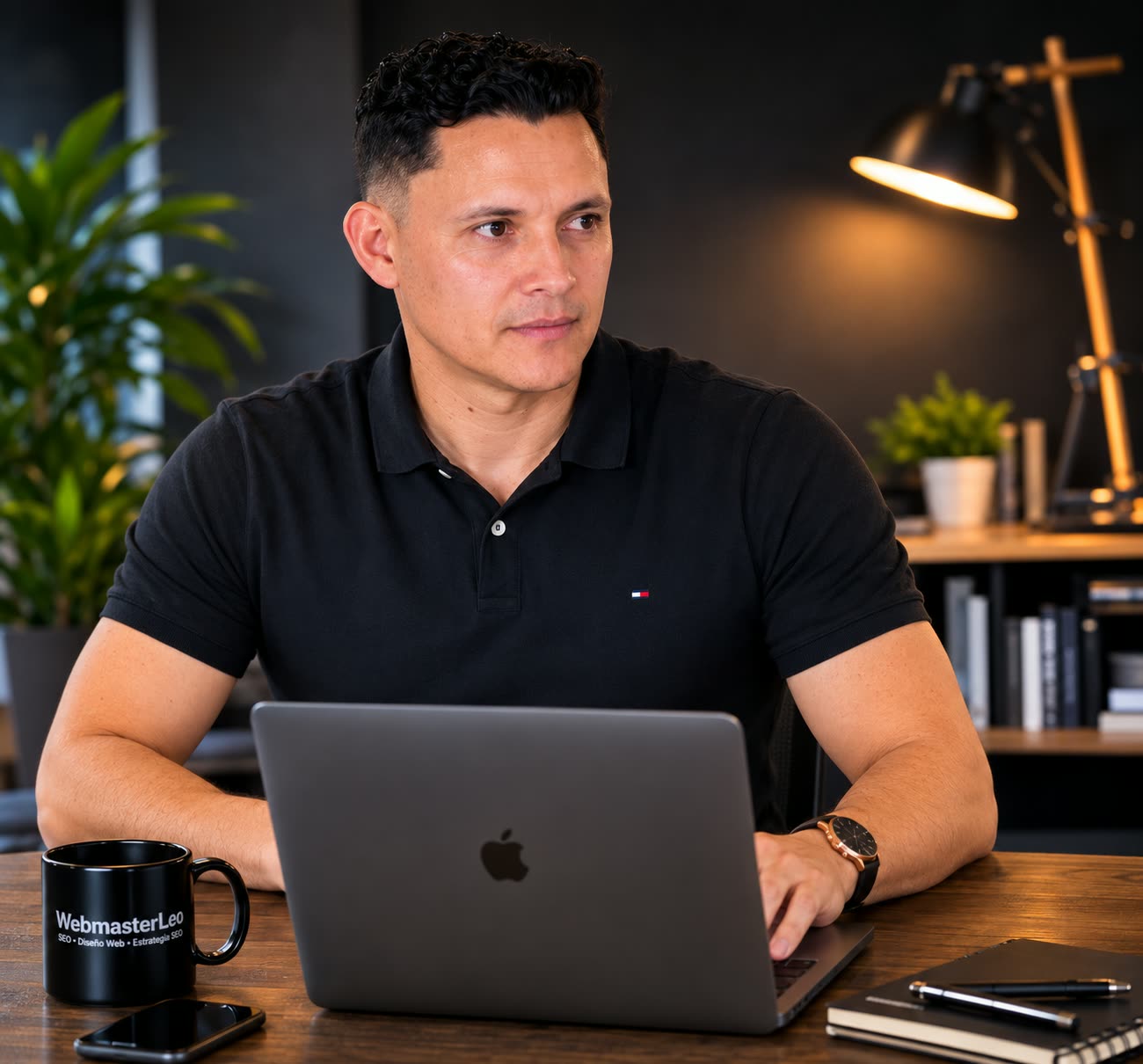 Ing. Leonardo López trabajando en desarrollo web, SEO y GEO en Colombia